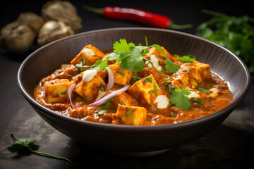 Delicious Butter Paneer Dish in a Bowl