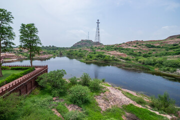 Fototapeta premium Dev kund lake , Jodhpur, Rajasthan 