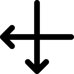 Cross Intersect Icon.