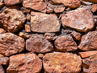 Old ancient stone wall texture, background