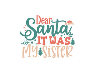 Funny merry christmas and holidays hand drawn lettering vector t-shirts  design
