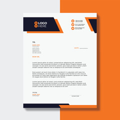 Obraz premium The Latest in Business Correspondence Modern Letterhead Template