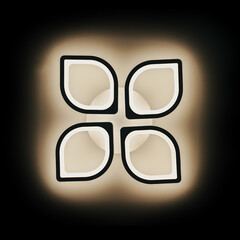 LED ceiling chandelier energy saving to save electricity selective focus