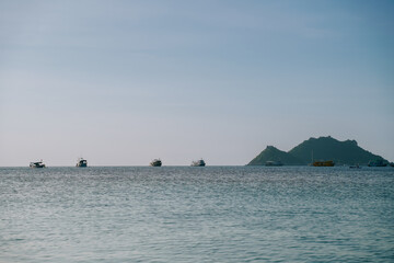 beautiful and calm beach in koh tao island, Thailand.