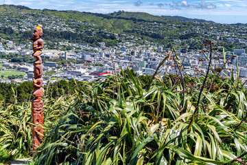 Mt. Victoria in Wellington New Zealand - obrazy, fototapety, plakaty