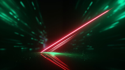 Fototapeta na wymiar 3D Rendered Neon Glow Abstract Backgrounds: Magenta Tones, Dynamic Ribbons, Virtual Clouds & Glowing Geometric Shapes in Dark Settings for Futuristic, Energy-Themed Wallpapers - generativ ai 