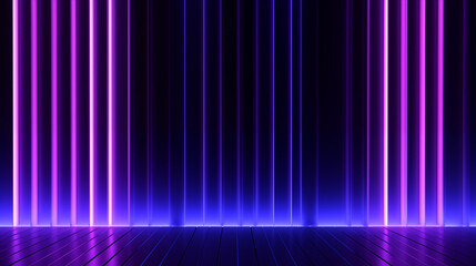 3D Rendered Neon Glow Abstract Backgrounds: Magenta Tones, Dynamic Ribbons, Virtual Clouds & Glowing Geometric Shapes in Dark Settings for Futuristic, Energy-Themed Wallpapers - generativ ai 