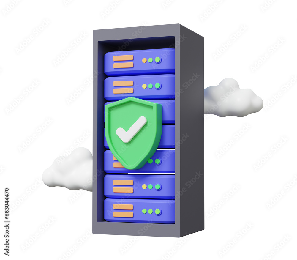 Poster system cloud computing data center cupboard rack server storage sharing database connect hardware di