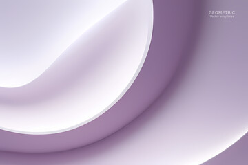 White Pink Background, Abstract geometric background with liquid shapes. Vector illustration.