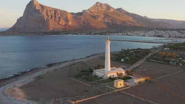 Lighthouse of San Vito Lo Capo, Sicily.
The most beautiful lighthouse in Sicily near Trapani.
Aerial view