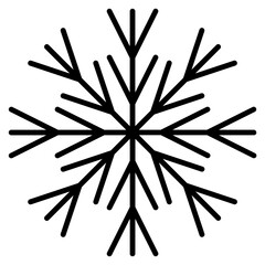 Obraz premium winter line icon