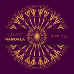 creative luxury mandala background design