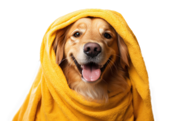 Cachorrinho feliz posando em um fundo transparente, pronto para ser usada em campanhas publicitárias.