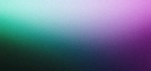 Dark green purple white blur grainy gradient background noise texture banner header backdrop design