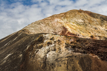 Alone on top of a Volcano