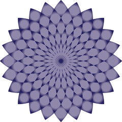 Unick Simple Mandala for Coloring Book Design