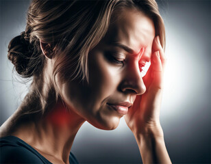Il mal di testa: quando il dolore diventa insopportabile - obrazy, fototapety, plakaty