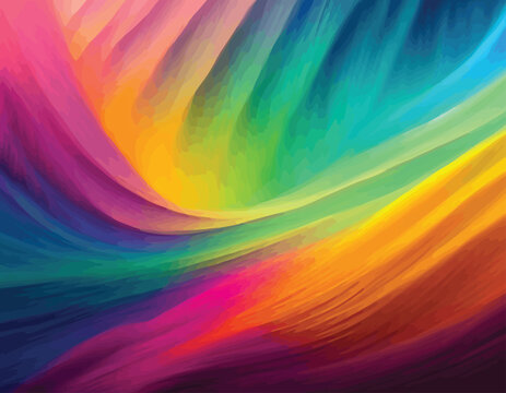 Colorful gradient background abstract vibrant color in fine art style