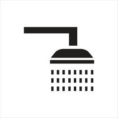 shower vector icon line template