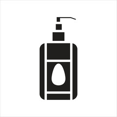 shampoo vector icon line template