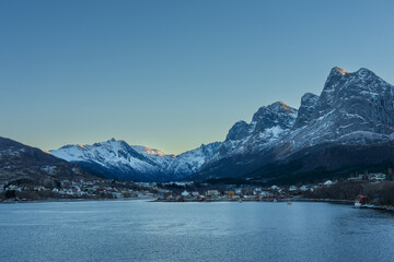 View from Ørnes, Meløy, Nordland, Norway