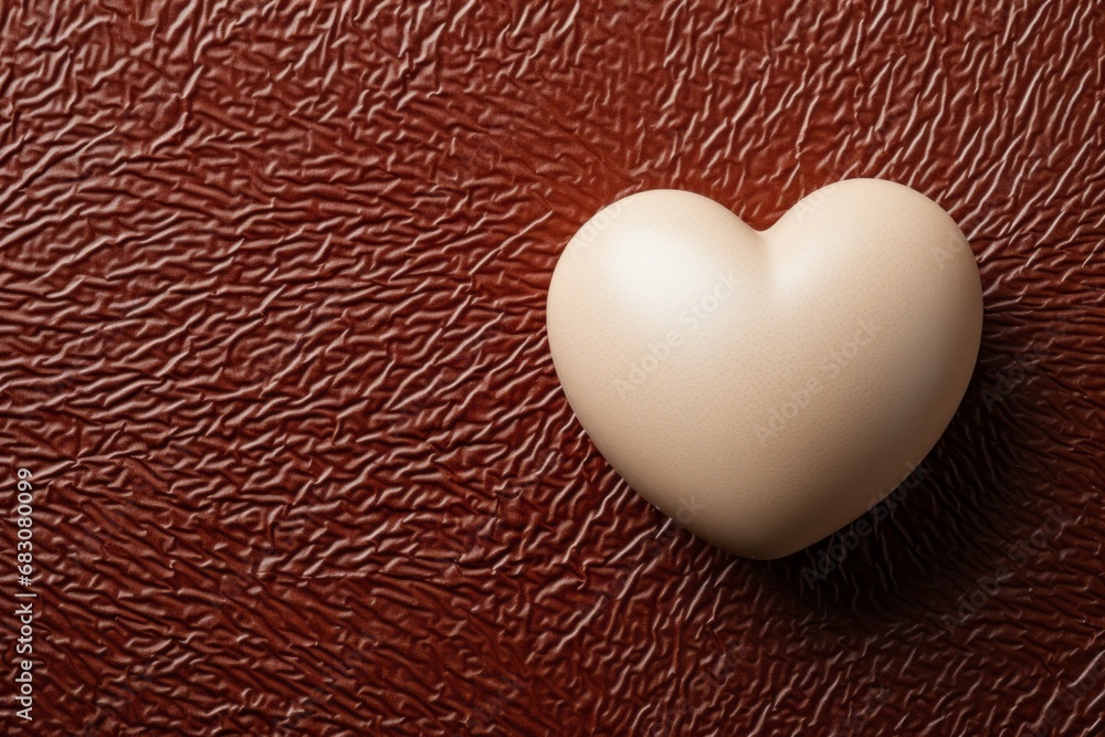 Poster symbolic heart. background with selective focus and copy space