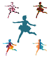 Ballet Dancer Silhouette Dancers Poses Silhouettes © Julie