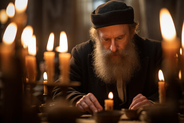 Israel religion Star of David, the flag of Israel. Haredim, traditional Jewish clothing, men in black. rich religious heritage, Judaism. Jews believe in one God and observe rituals and holidays.