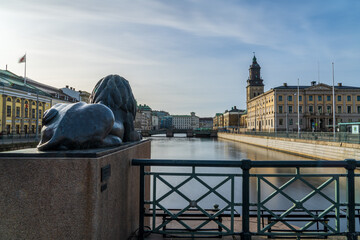 Photo of Brunnsparken city centre of Gothenburg Sweden