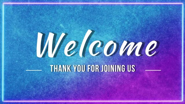 Welcome, thank you for joining us 4k video