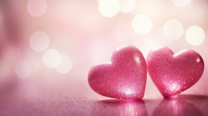 Fototapeta premium Background with Hearts Design for Valentine's Day. Weddings, mother's day. Poster and banner. greeting card