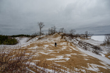 Sandbanks Provincial park and dunes in Prince Edward County