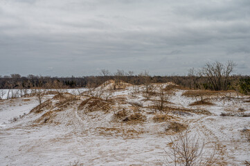 Sandbanks Provincial park and dunes in Prince Edward County