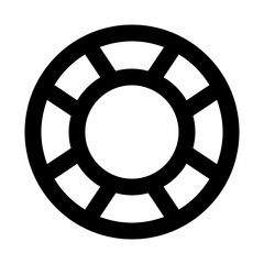 Obraz premium lifebuoy line icon