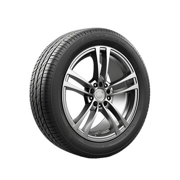 car wheel isolated on transparent background PNG image