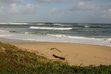 lonely beach in the Cantabrian sea