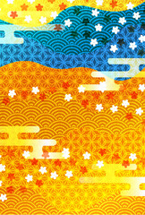 桜　春　和柄　背景