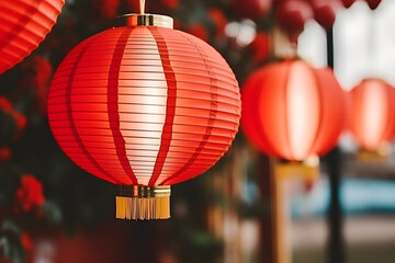 Obraz premium chinese new year lantern