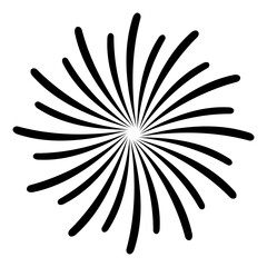  Silhouette fireworks to happy celebration event Vector Design 
