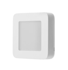 One thermostat isolated on white. Smart home system