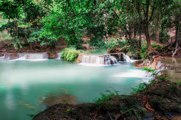 Chet Sao Noi Waterfall At Chet Sao Noi National Park Saraburi Province, Thailand, is a waterfall near Bangkok.