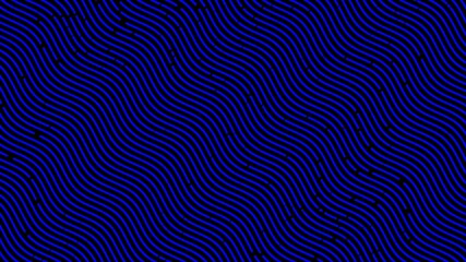 Obraz premium blue abstract wave line on black background