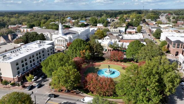 aerial pullout LaGrange Georgia captured in 5k