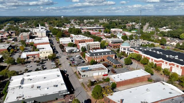 aerial pullout LaGrange Georgia captured in 5k