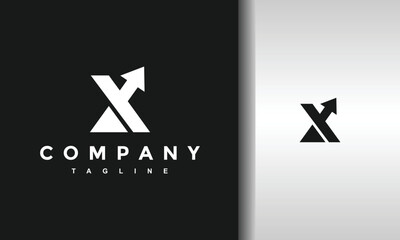 letter X up logo