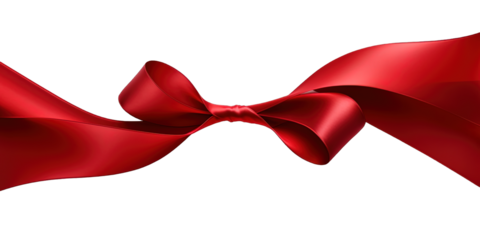 red satin ribbon