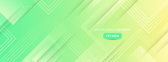 Banner background. bright green and yellow gradient. pattern .abstract 