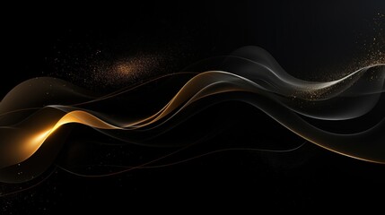 Black wave abstact background texture