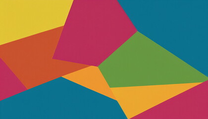 Obraz premium Lines of Imagination: A Colorful Abstract Geometry