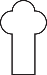 Black line Shape Islamic door and window silhouette Arabic arch. Pattern in oriental style. Frame in Arabic Muslim design editable stock for Ramadan. Mosque gate shape on Transparent background.